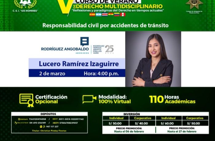 V Curso de Verano de Derecho Multidisciplinario
