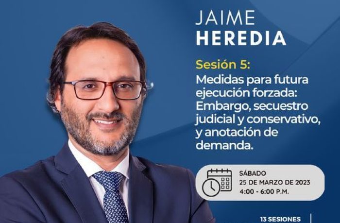 Curso de Especialización en Medidas Cautelares organizado