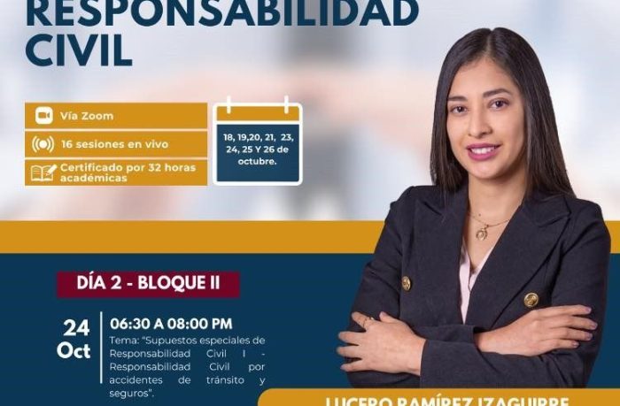 Curso de Capacitación en Responsabilidad Civil organizado por la Revista ADVOCATUS