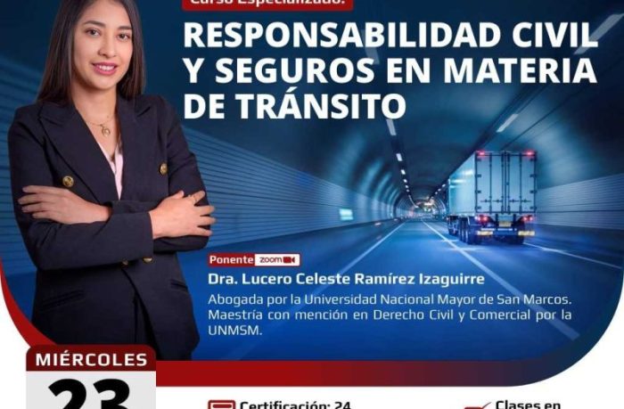 Curso especializado “Responsabilidad civil y seguros en materia de tránsito”