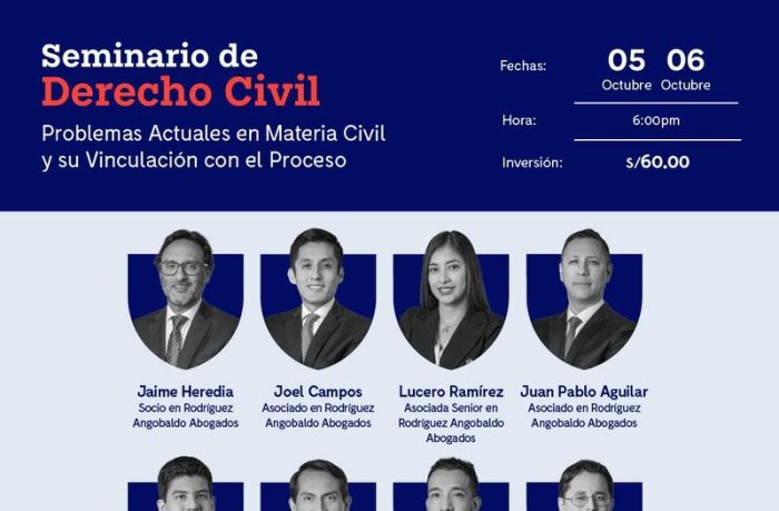 “Seminario de Derecho Civil: Problemas actuales en Materia Civil y su vinculación con el proceso”