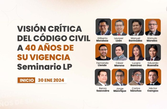 Visión crítica del Código Civil a 40 años de su vigencia