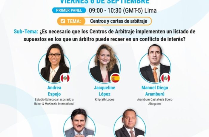 Nuestro asociado Rafael Sánchez Ríos participó en la Semana Arbitral del IPA