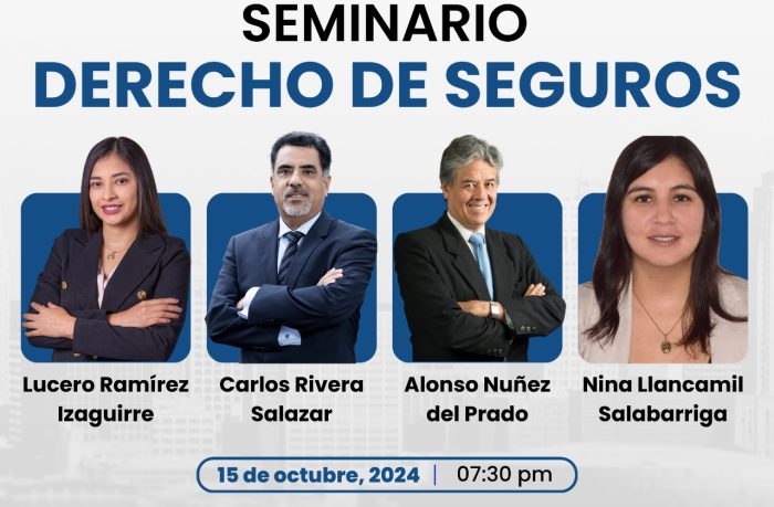 Webinar «Seminario de Derecho de Seguros»
