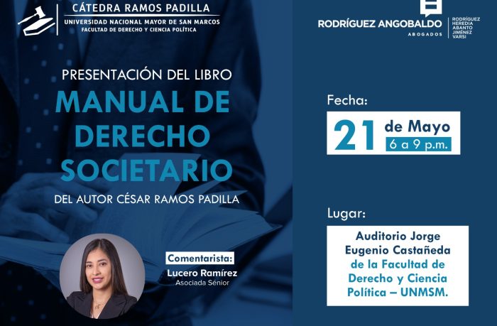 Presentación del libro «Manual de Derecho Societario»