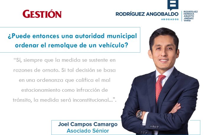Ordenanza municipal contraviene fallo del TC: las grúas que ‘remolcan’ la ley