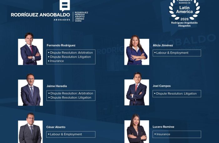 Nuestros abogados han sido nuevamente reconocidos en Latin America Guide 2026