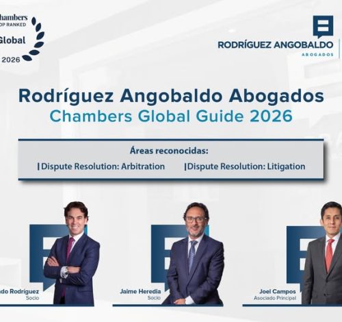 Rodríguez Angobaldo Abogados ha sido reconocida en Chambers Global Guide 2026