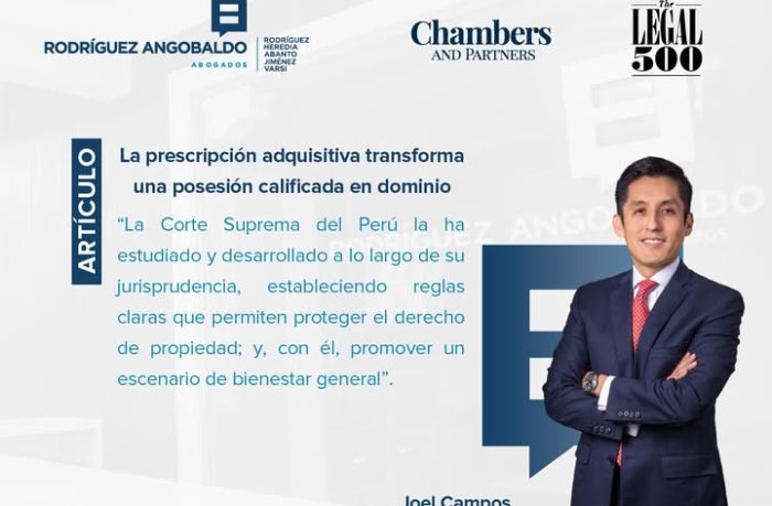 Prescripción adquisitiva de dominio